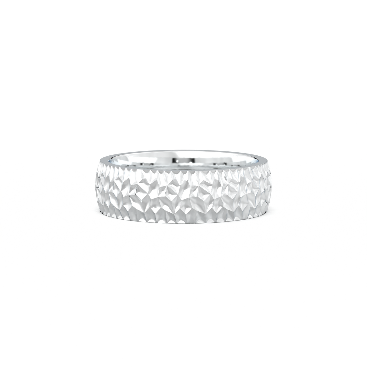 Hammered Texture Men's Band