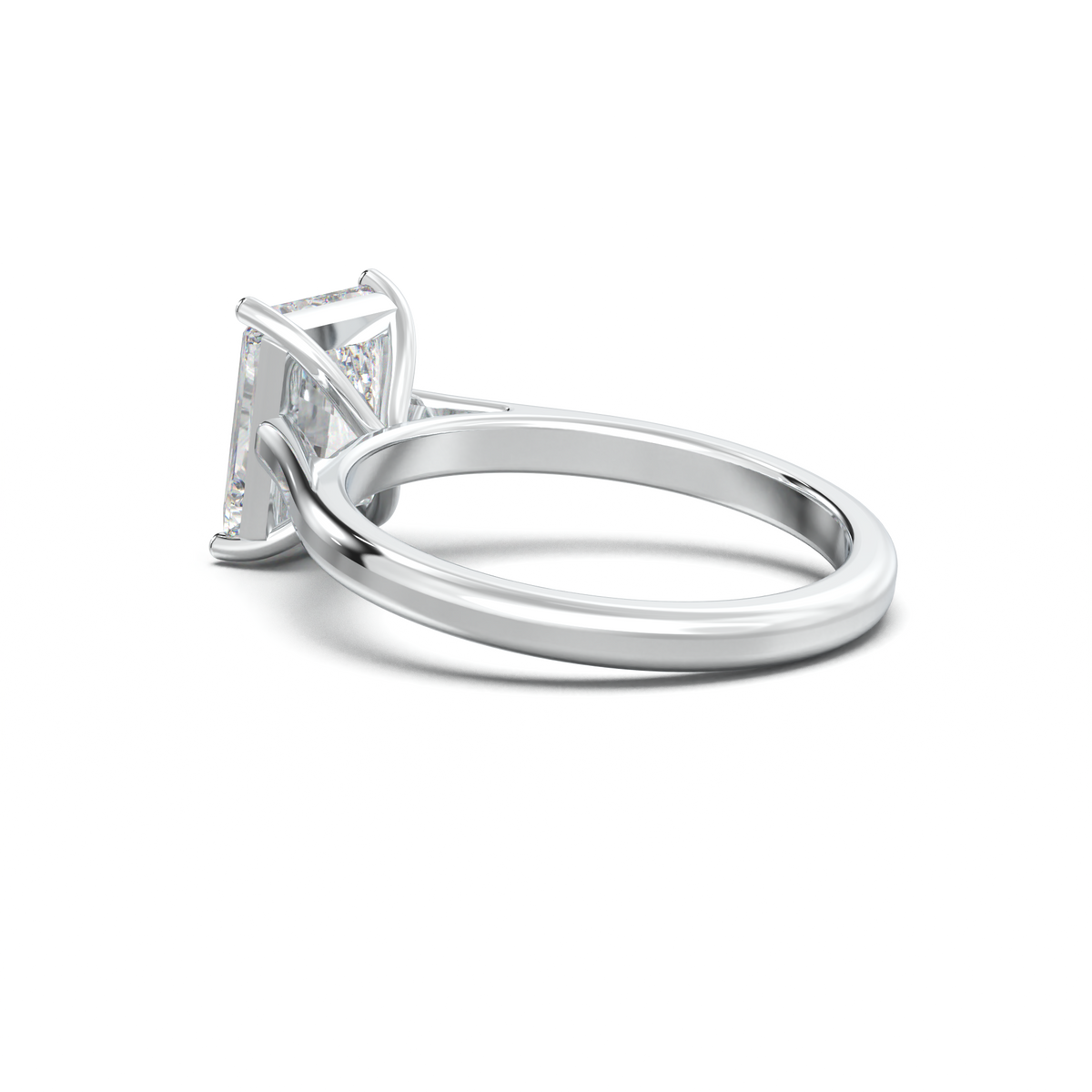 Radiant Solitaire Engagement Ring