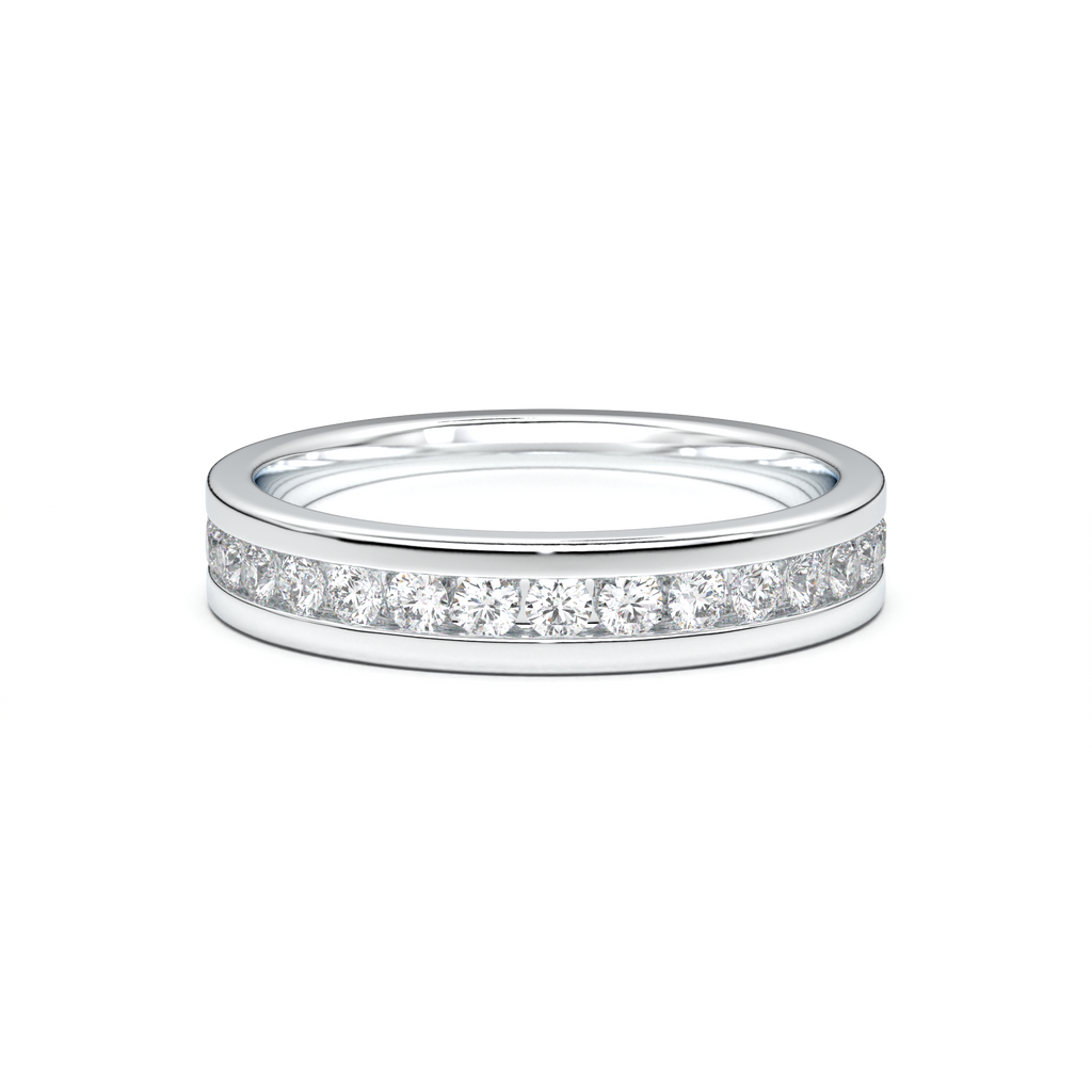 Channel-Set Diamond Men's Band