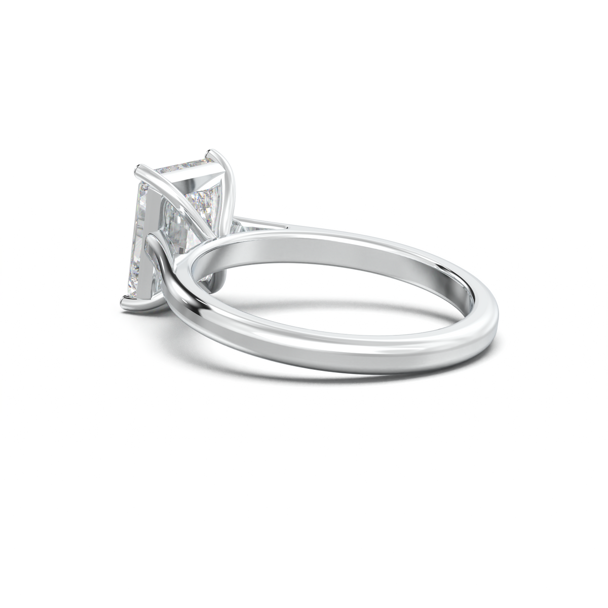 Radiant Solitaire Engagement Ring