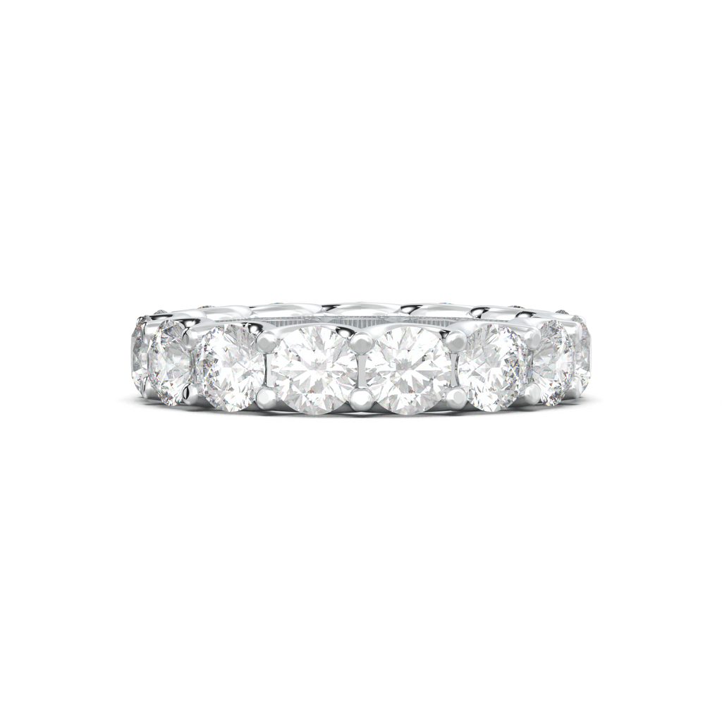 Round Eternity Wedding Band