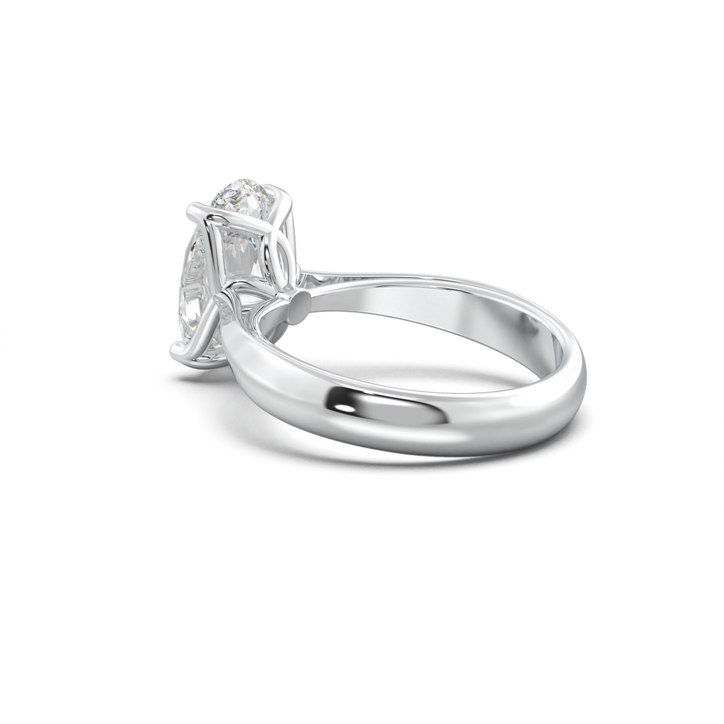 Oval Solitaire Engagement Ring