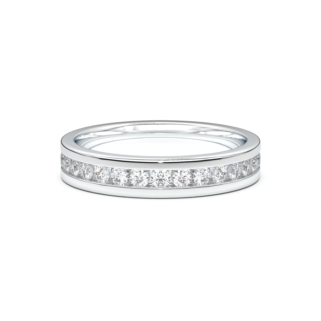 Channel-Set Diamond Men's Band