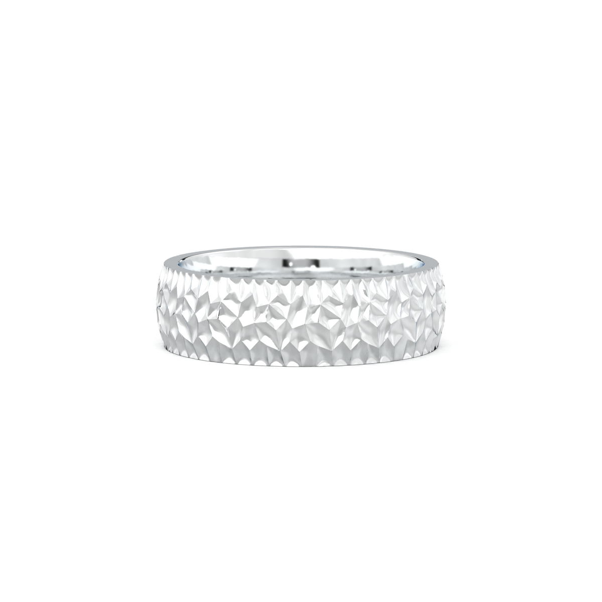 Hammered Texture Men's Band