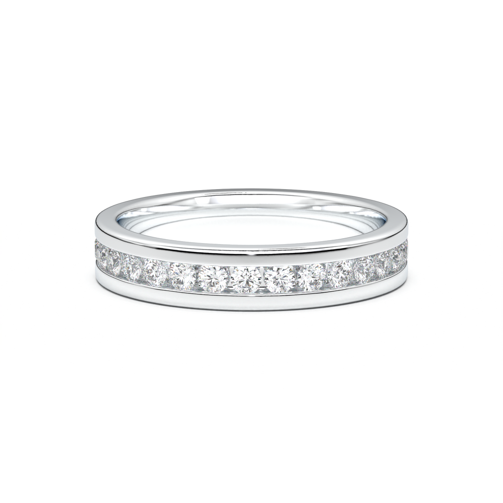 Channel-Set Diamond Men's Band