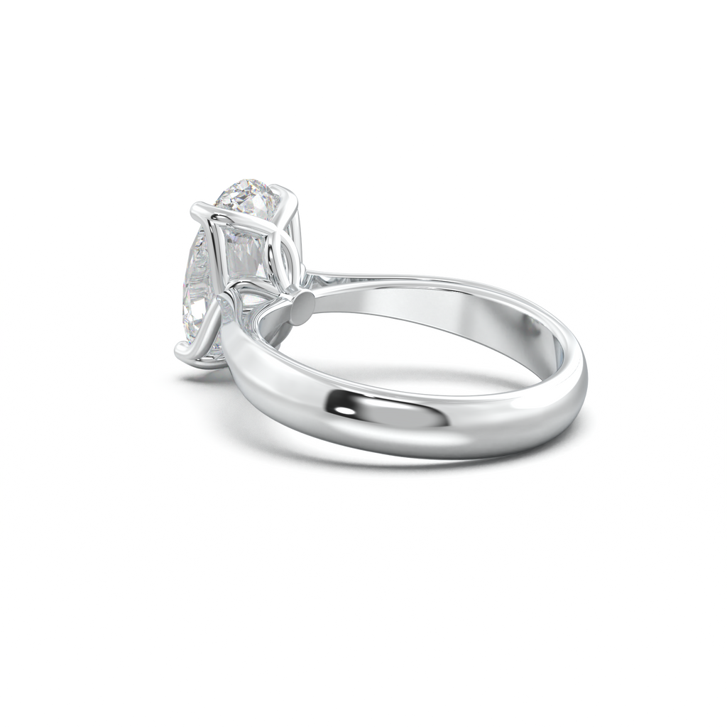 Oval Solitaire Engagement Ring