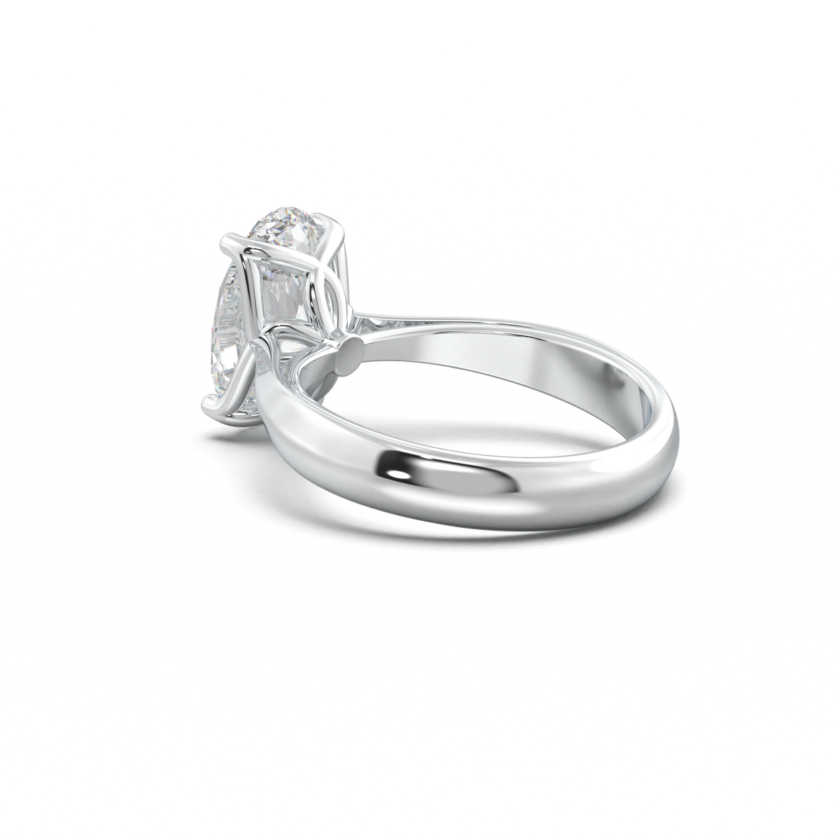 Oval Solitaire Engagement Ring