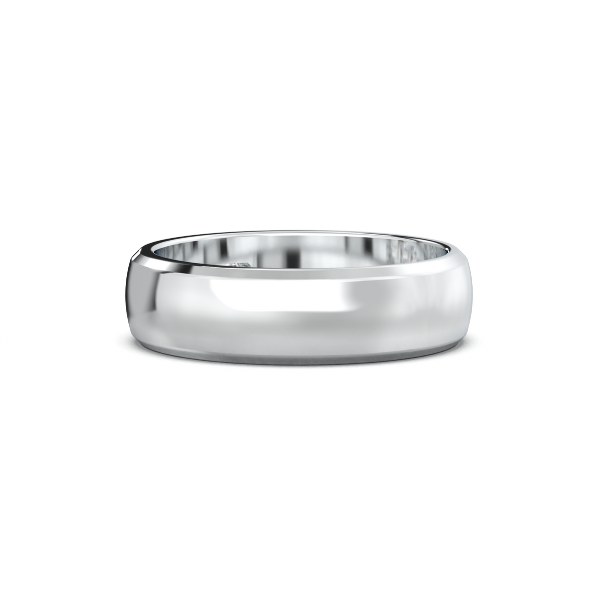 Three-Emerald Inlay Men's Band