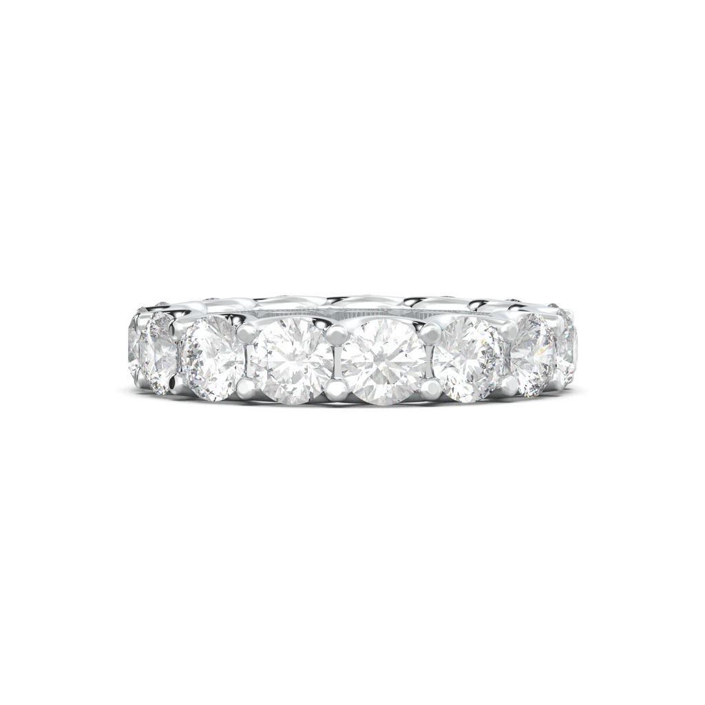 Round Eternity Wedding Band