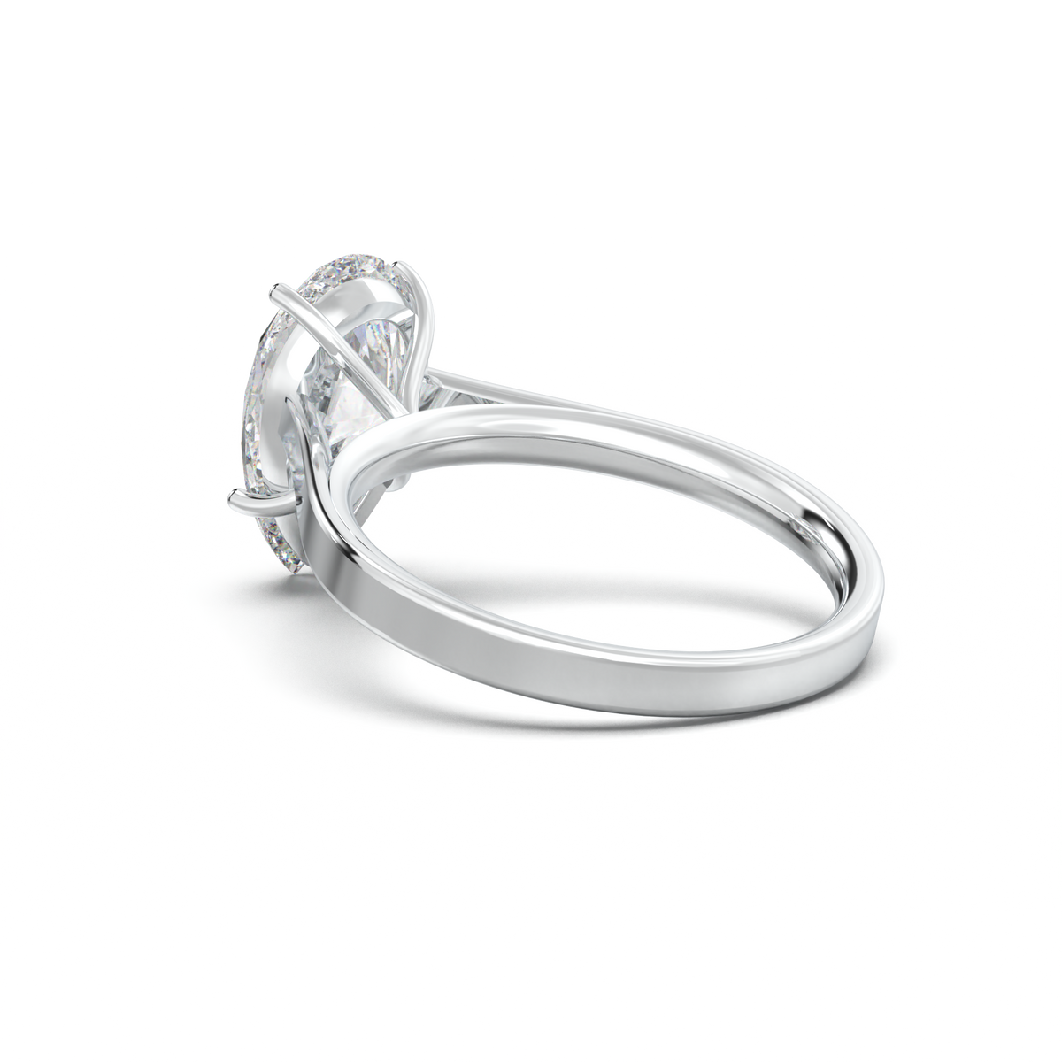 Pear Solitaire Engagement Ring