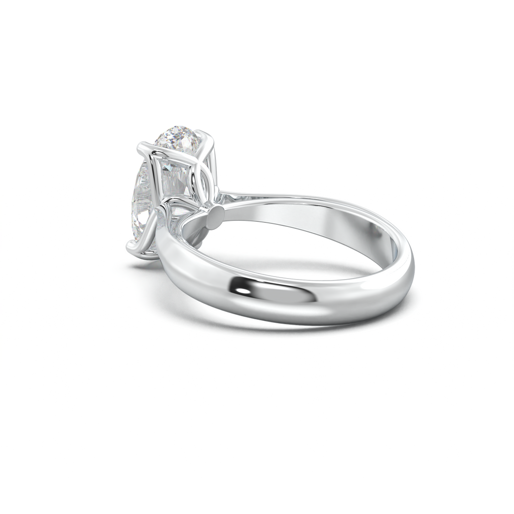 Oval Solitaire Engagement Ring