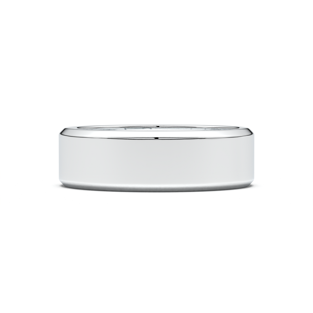 Flush-Set Round Men's Band
