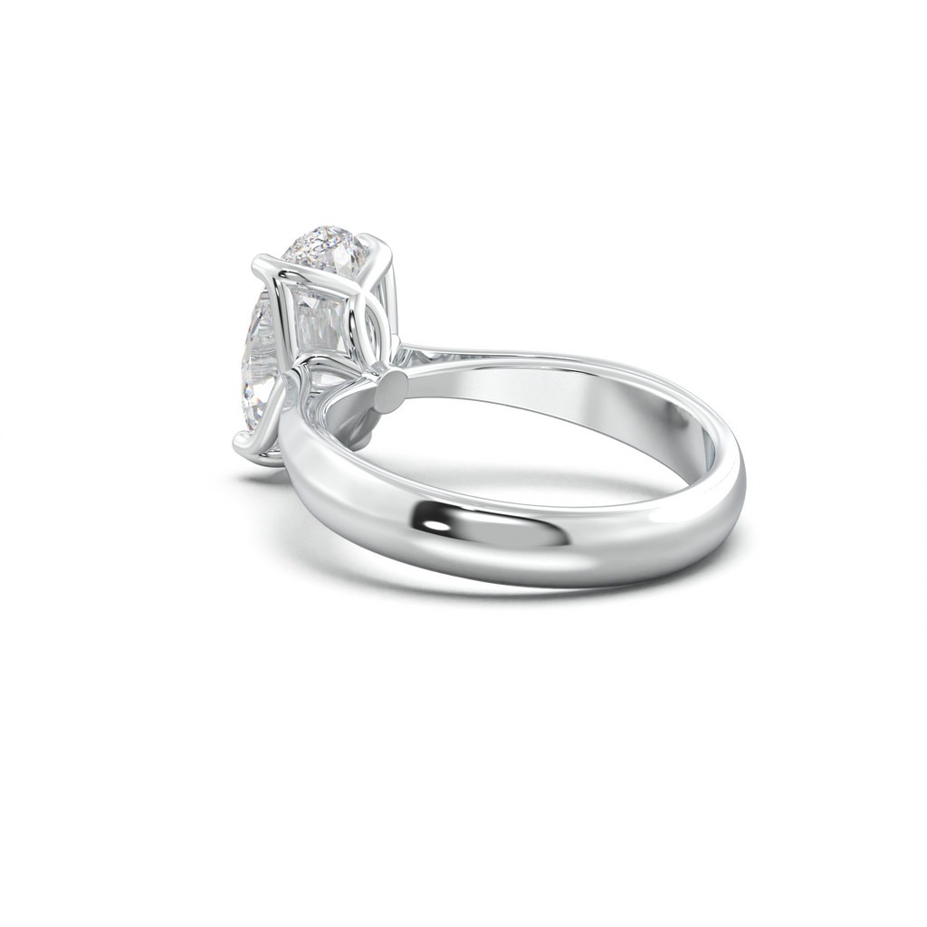 Oval Solitaire Engagement Ring