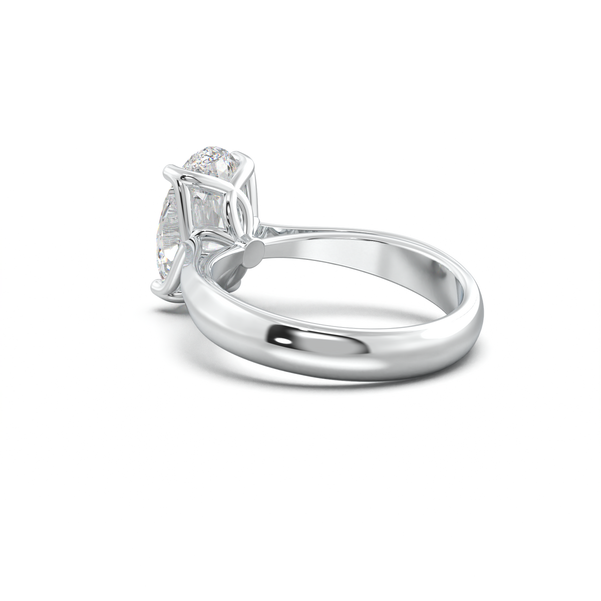 Oval Solitaire Engagement Ring