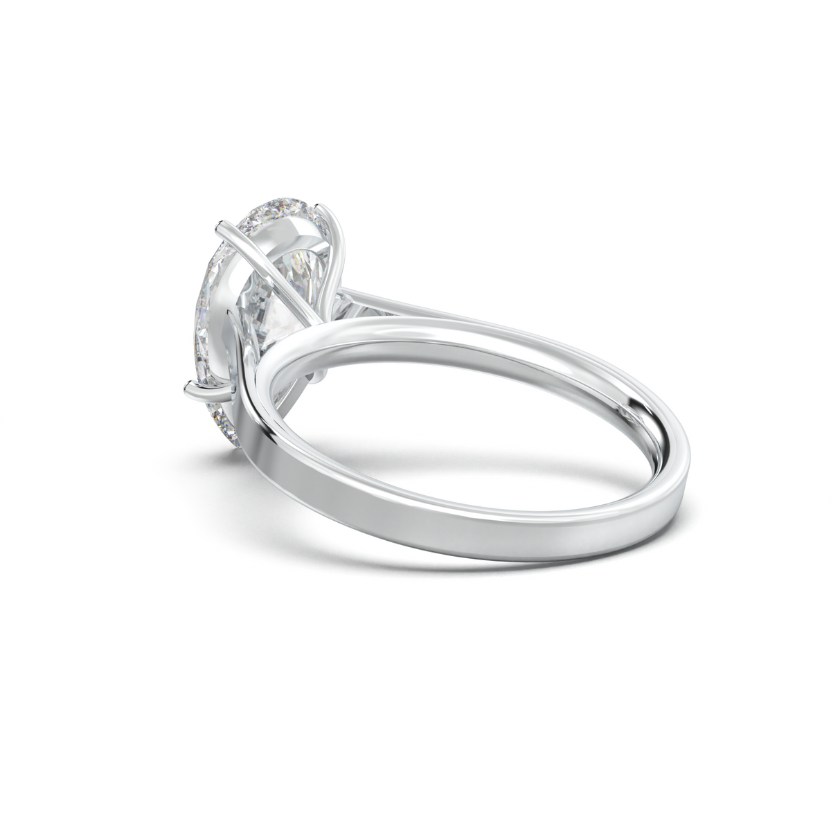 Pear Solitaire Engagement Ring