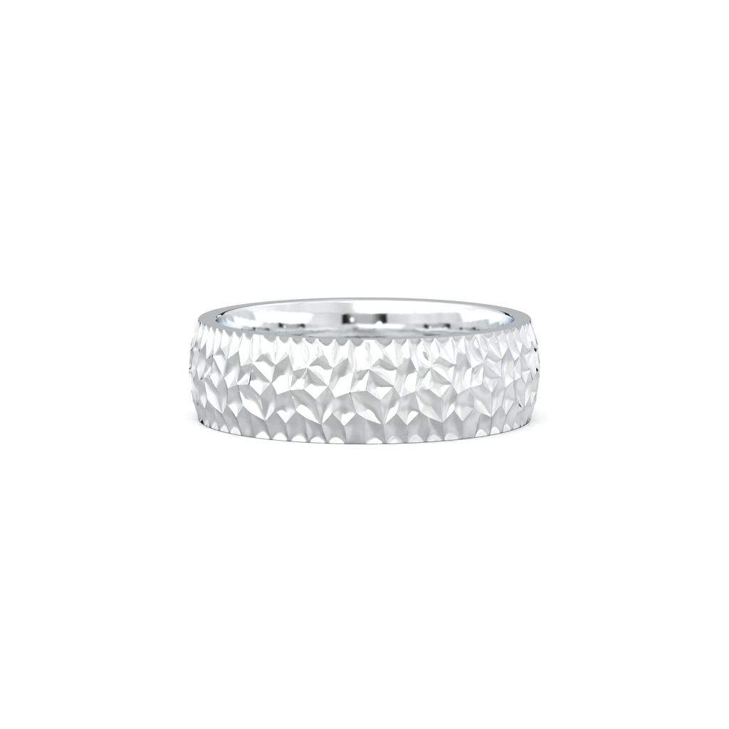 Hammered Texture Men's Band