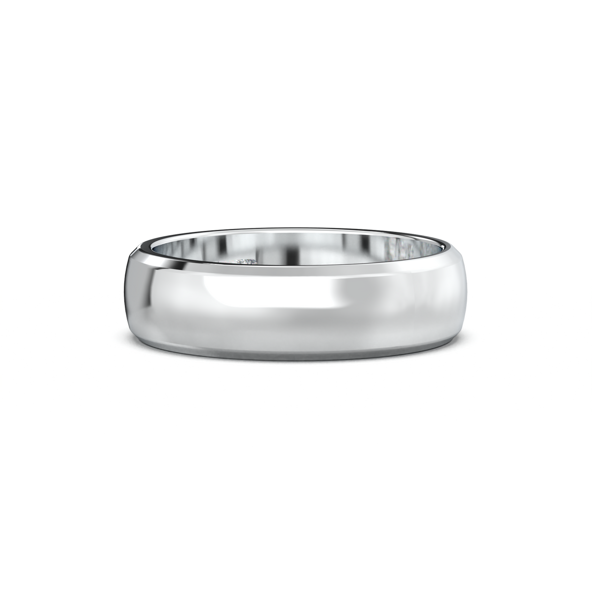 Three-Emerald Inlay Men's Band