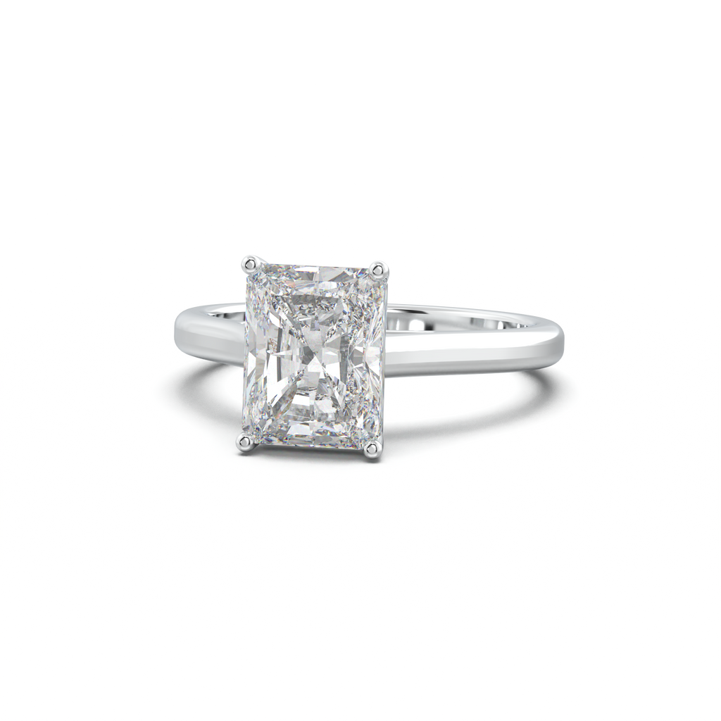 Radiant Solitaire Engagement Ring