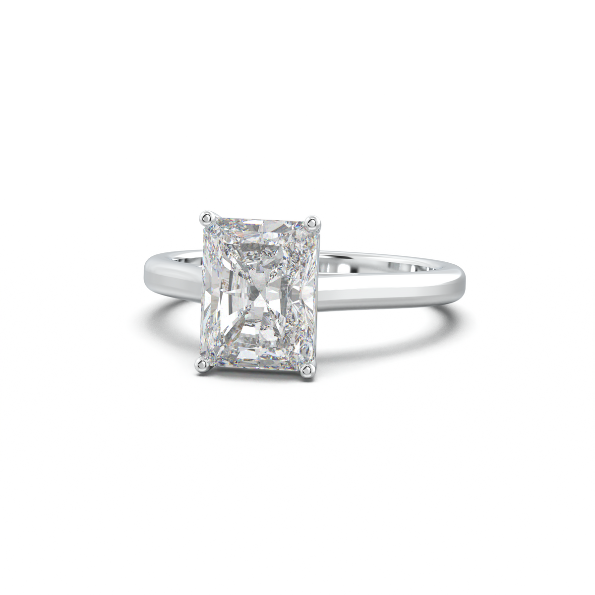 Radiant Solitaire Engagement Ring