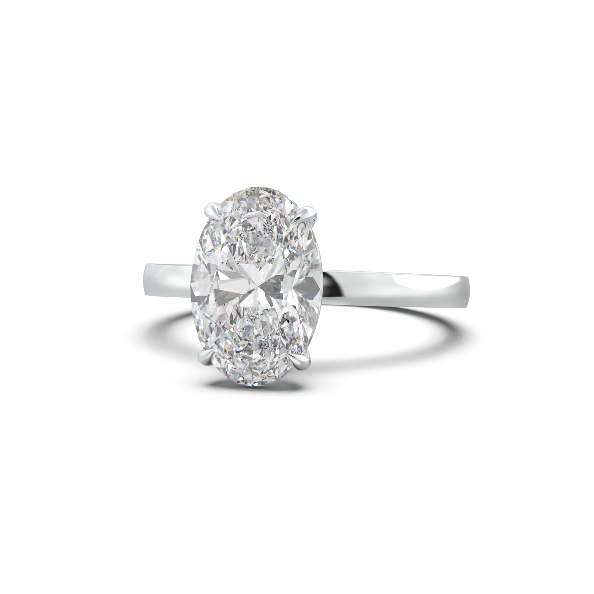 Oval Solitaire Engagement Ring