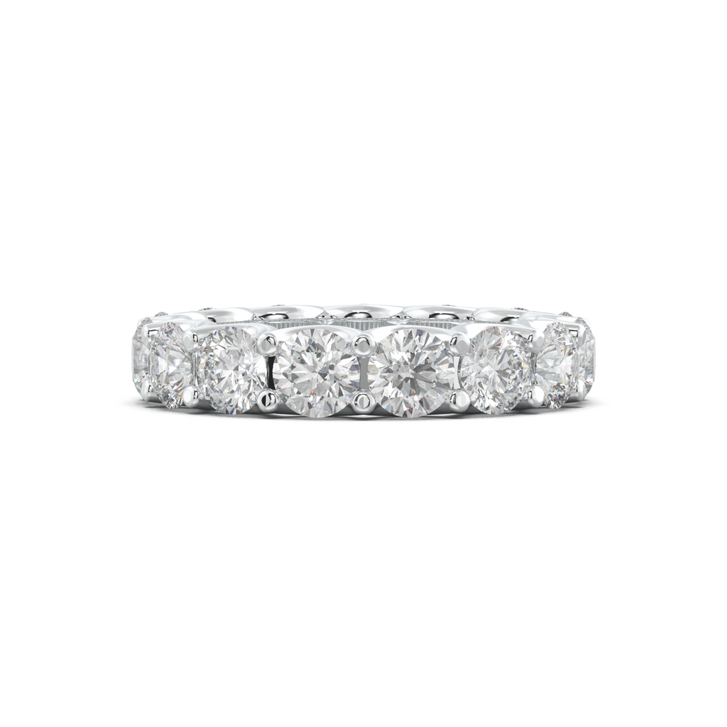 Round Eternity Wedding Band