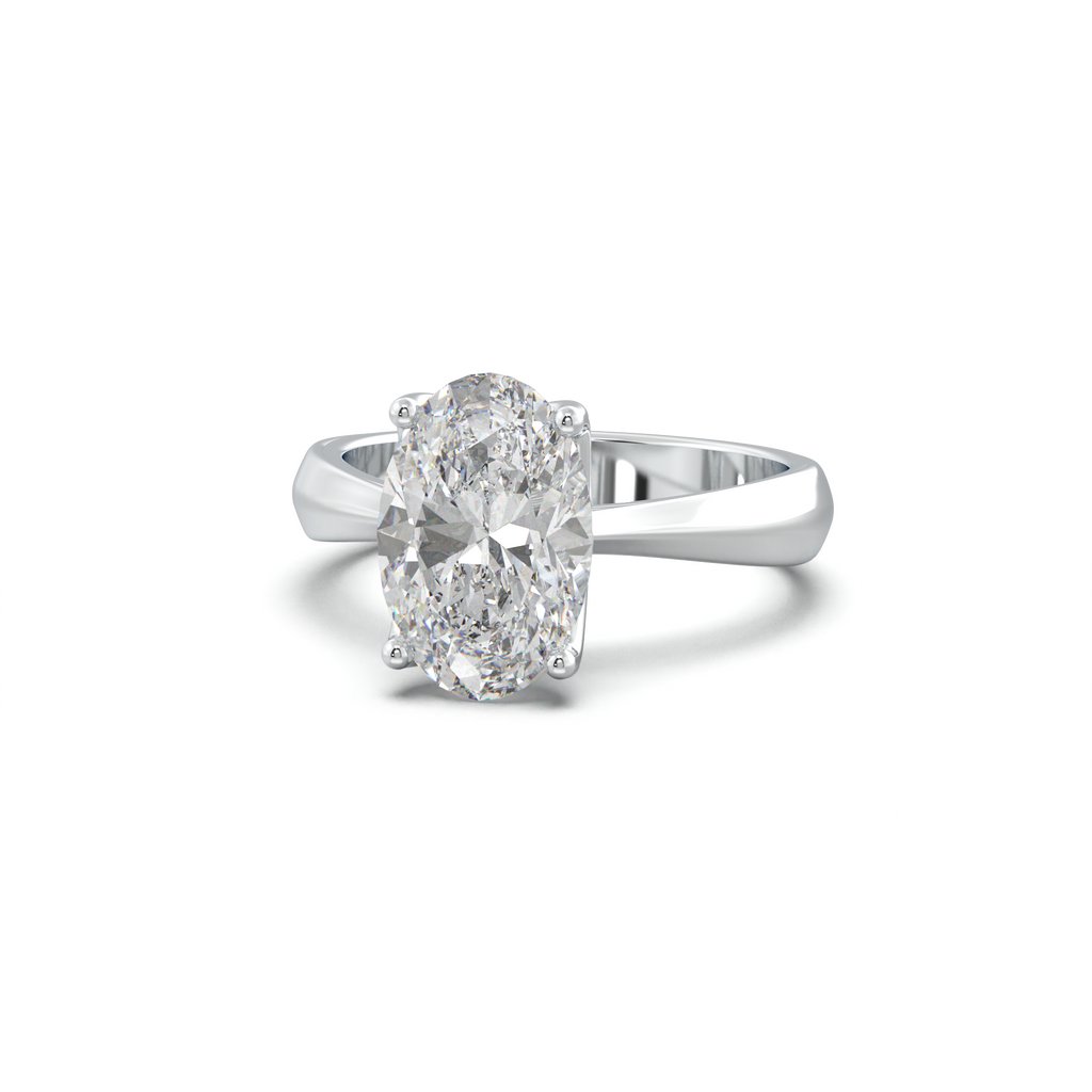 Oval Solitaire Engagement Ring