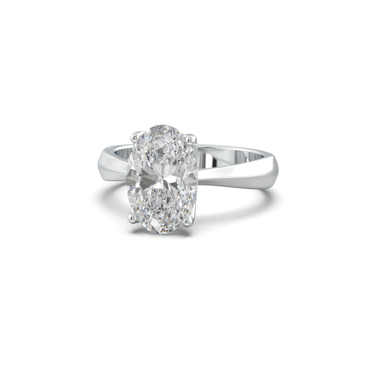 Oval Solitaire Engagement Ring