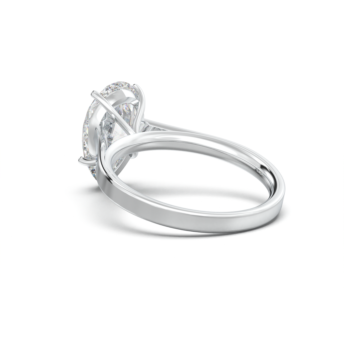Pear Solitaire Engagement Ring
