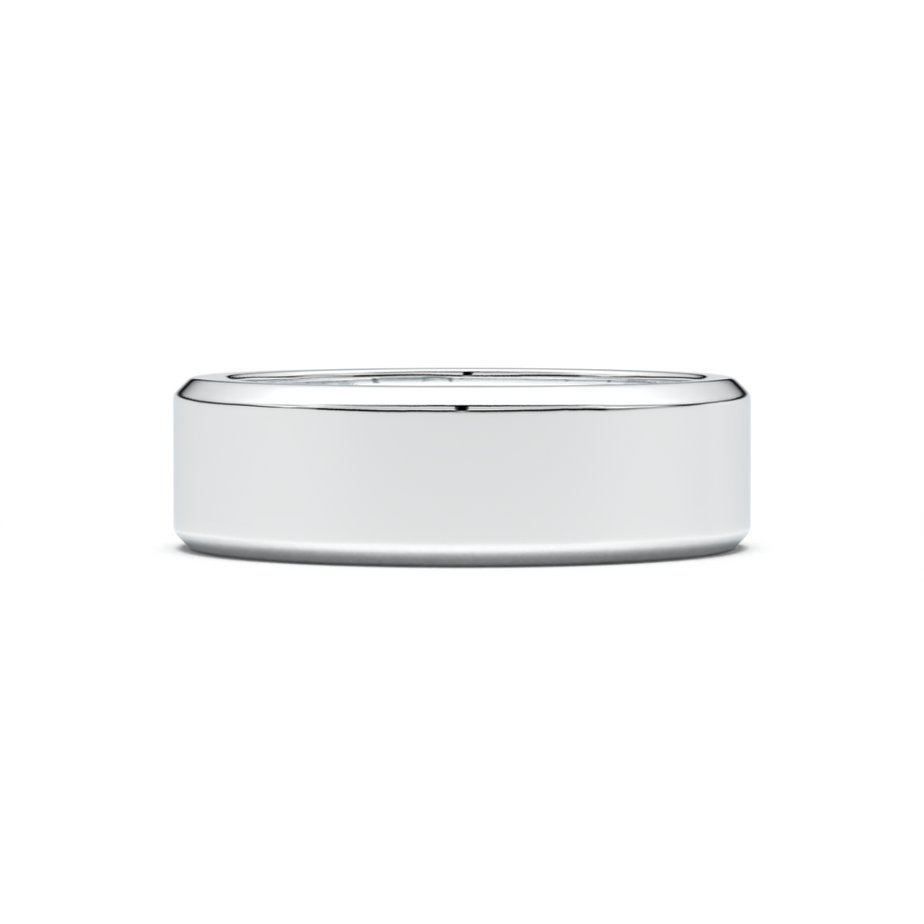 Flush-Set Round Men's Band