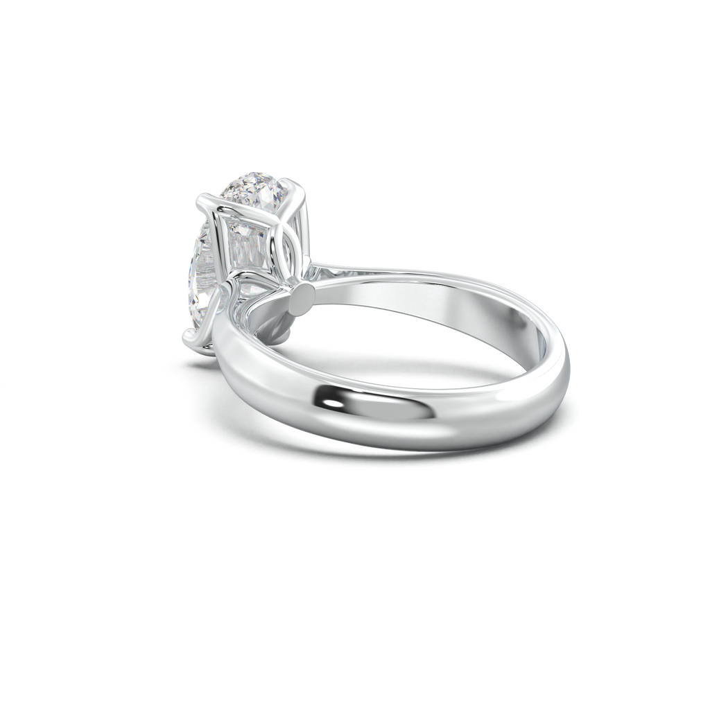 Oval Solitaire Engagement Ring