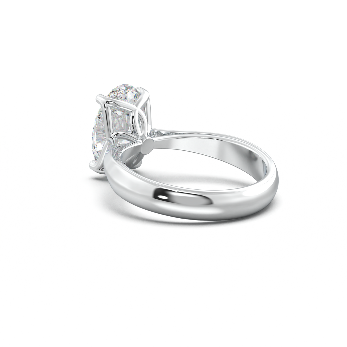 Oval Solitaire Engagement Ring