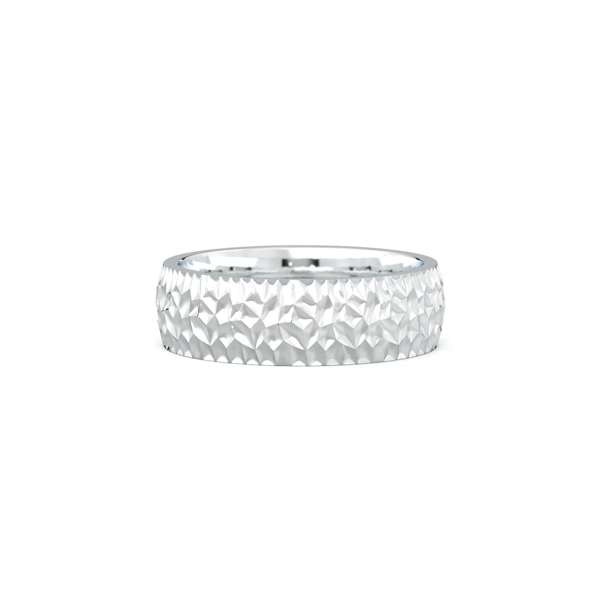 Hammered Texture Men's Band