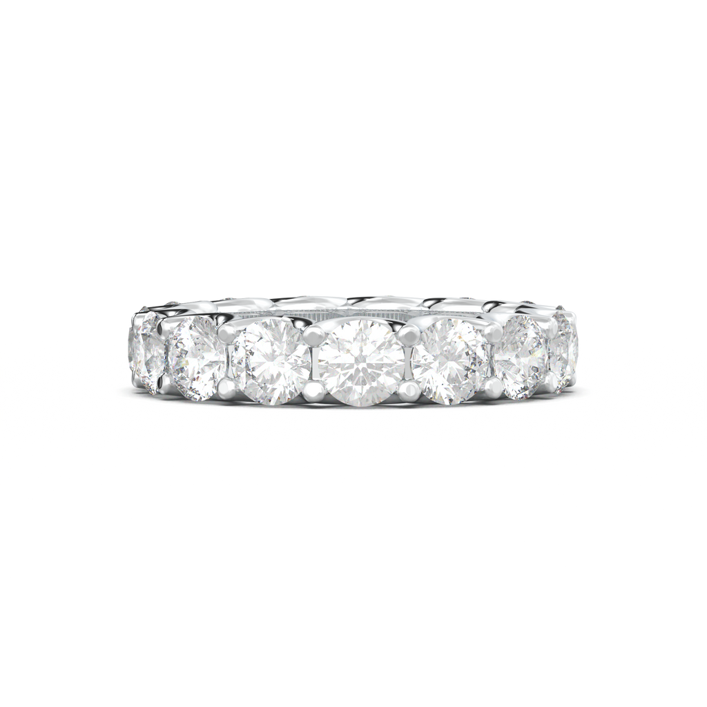 Round Eternity Wedding Band