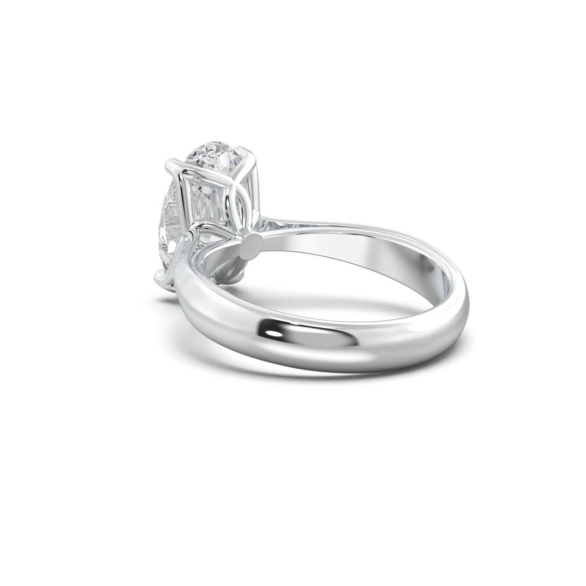 Oval Solitaire Engagement Ring