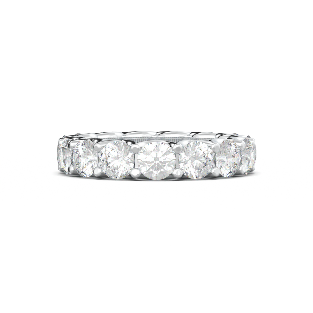 Round Eternity Wedding Band