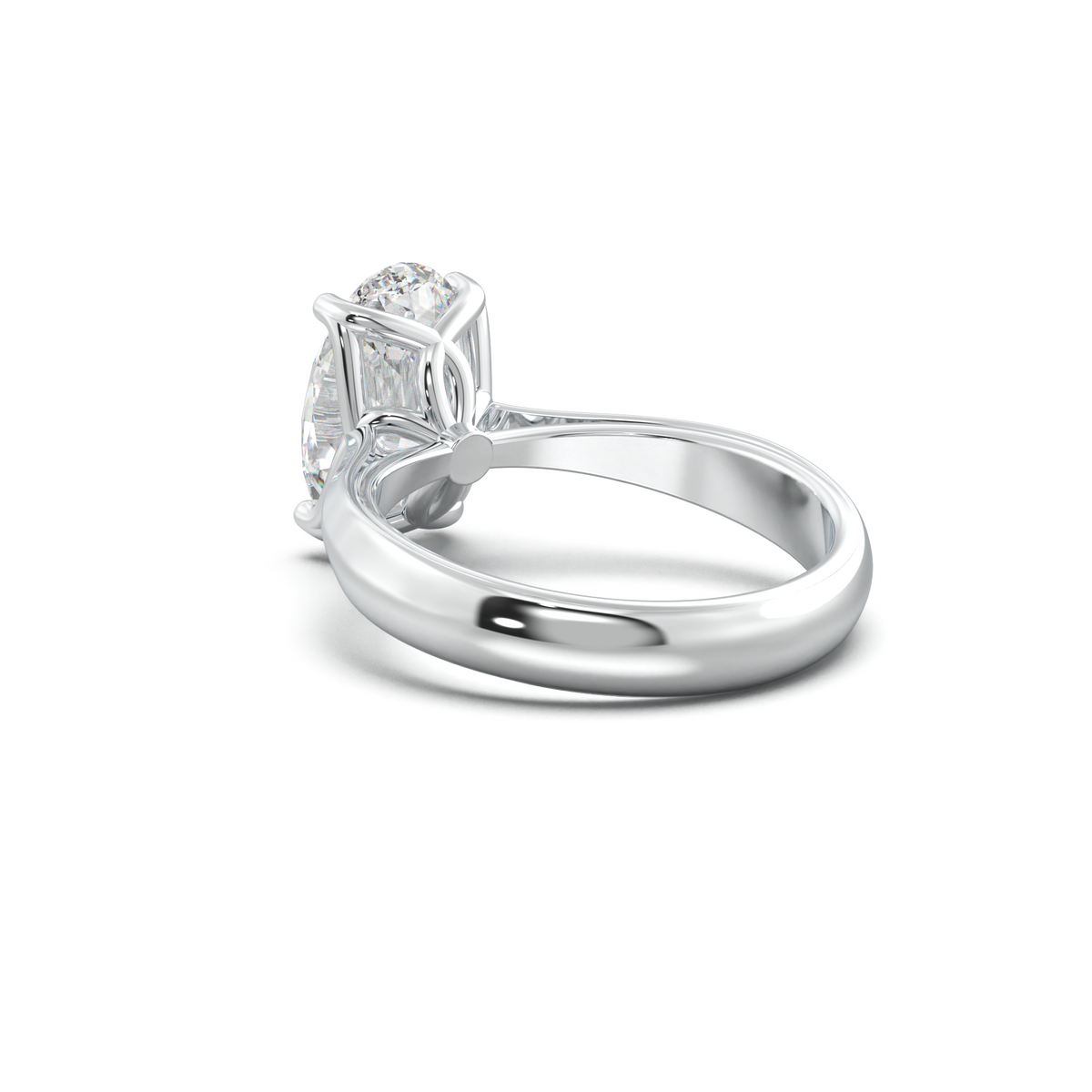 Oval Solitaire Engagement Ring