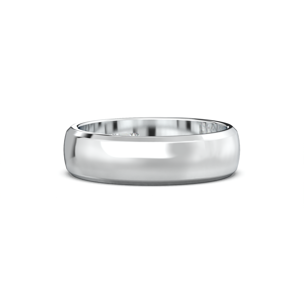 Three-Emerald Inlay Men's Band