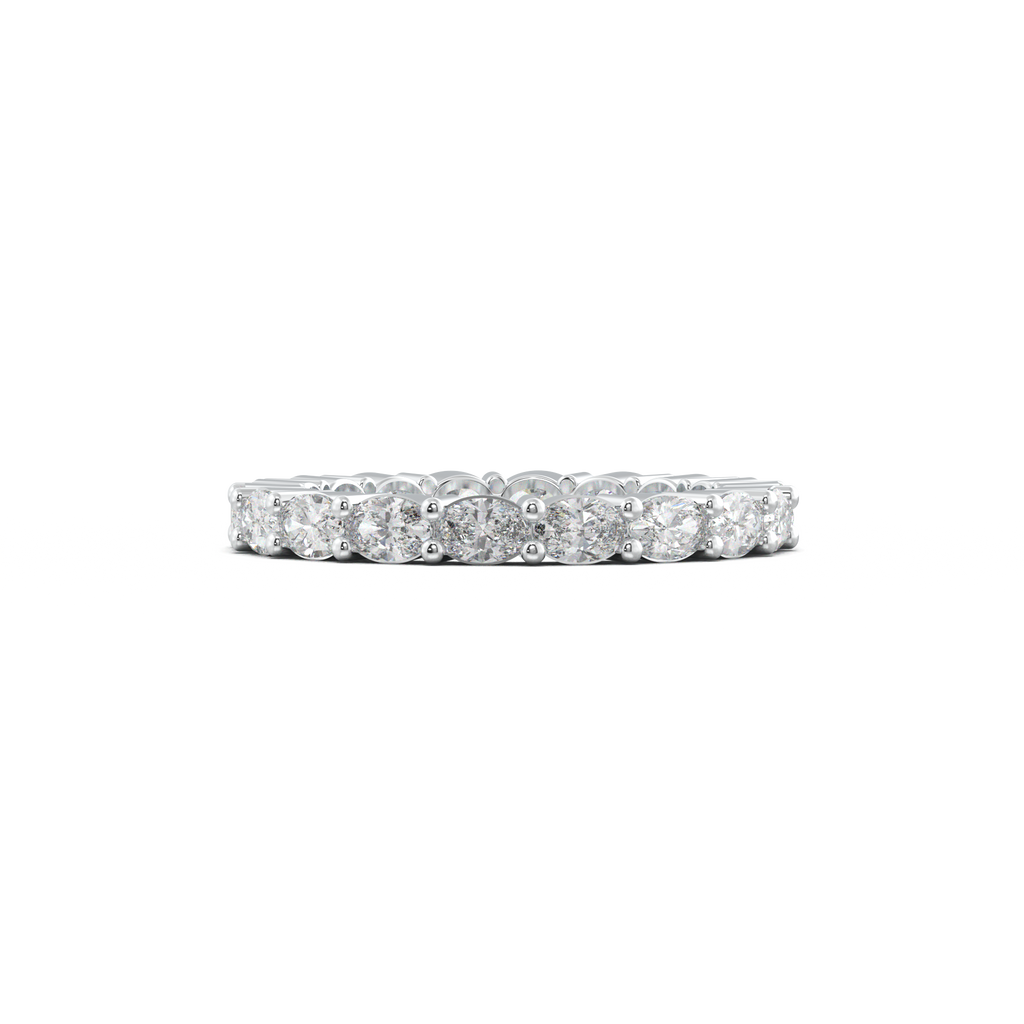 Oval Eternity Wedding Band