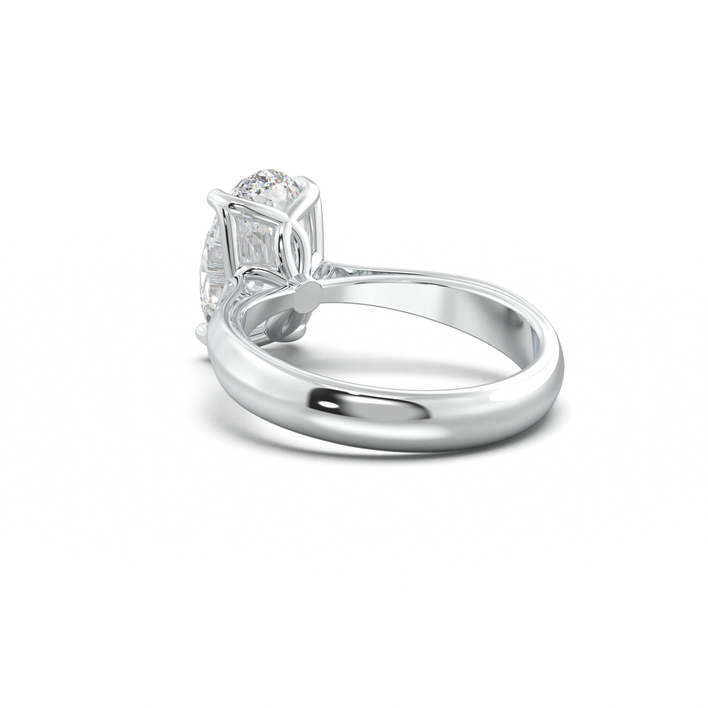 Oval Solitaire Engagement Ring