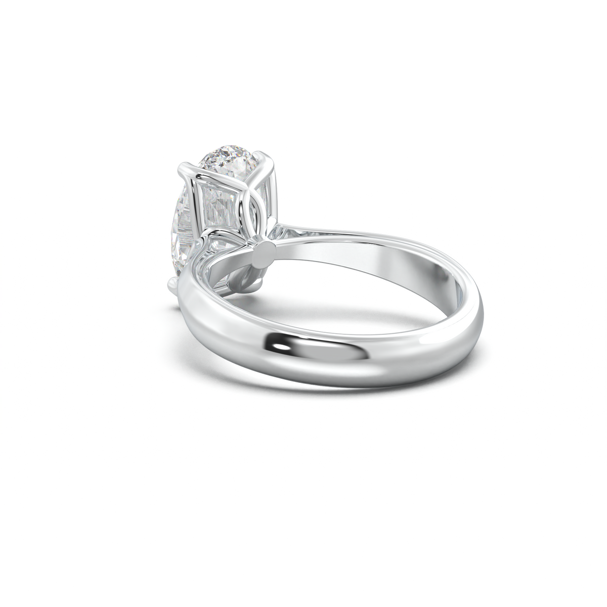 Oval Solitaire Engagement Ring