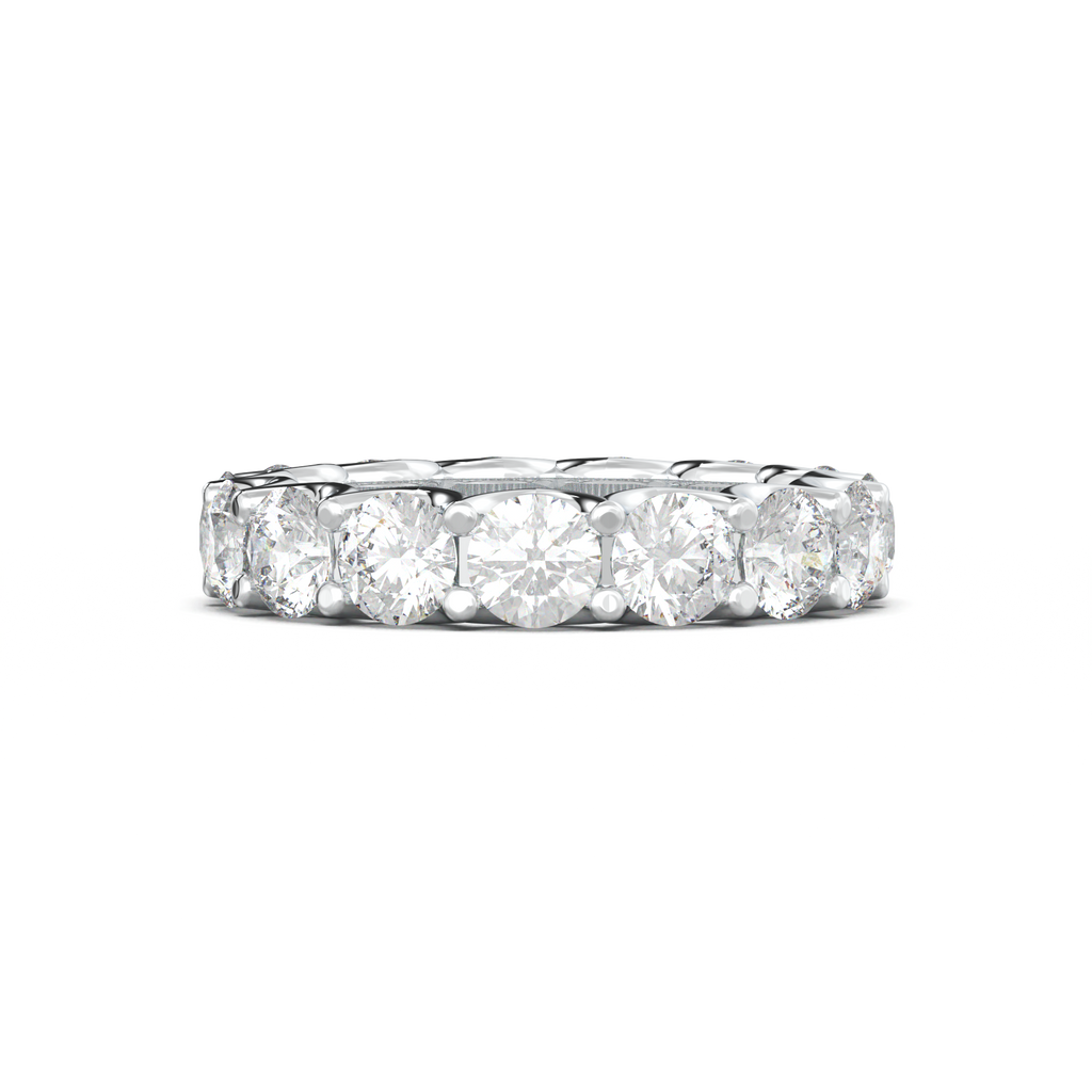 Round Eternity Wedding Band