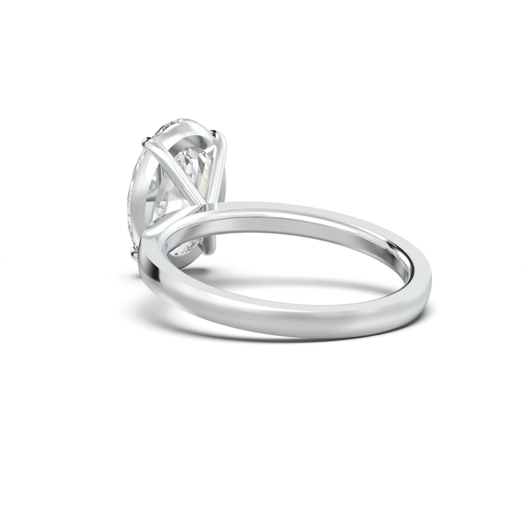 Oval Solitaire Engagement Ring