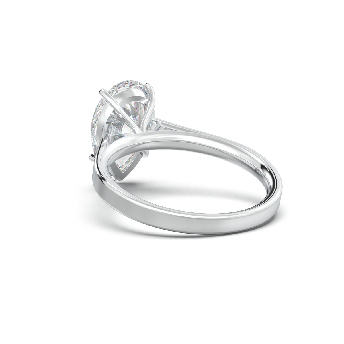 Pear Solitaire Engagement Ring