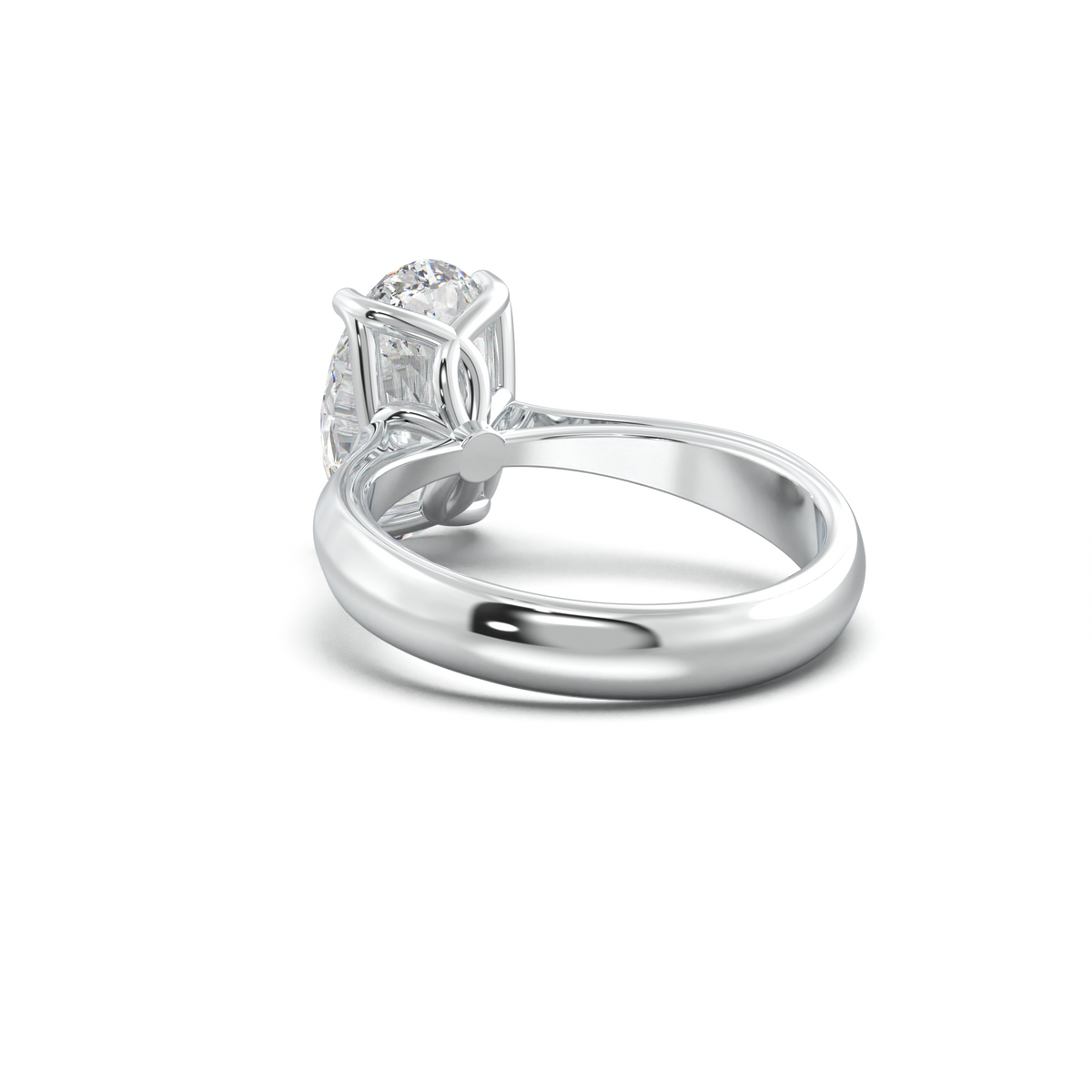 Oval Solitaire Engagement Ring