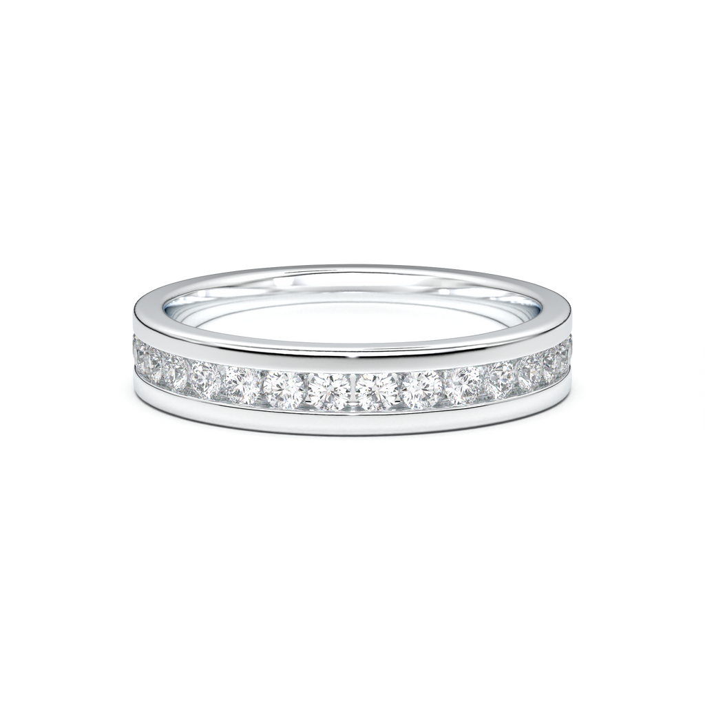 Channel-Set Diamond Men's Band