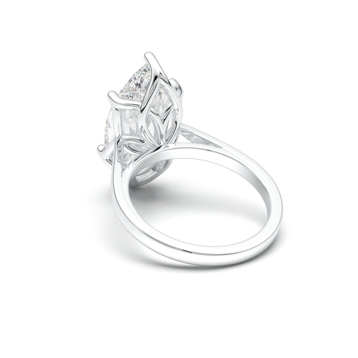 Marquise Solitaire Engagement Ring