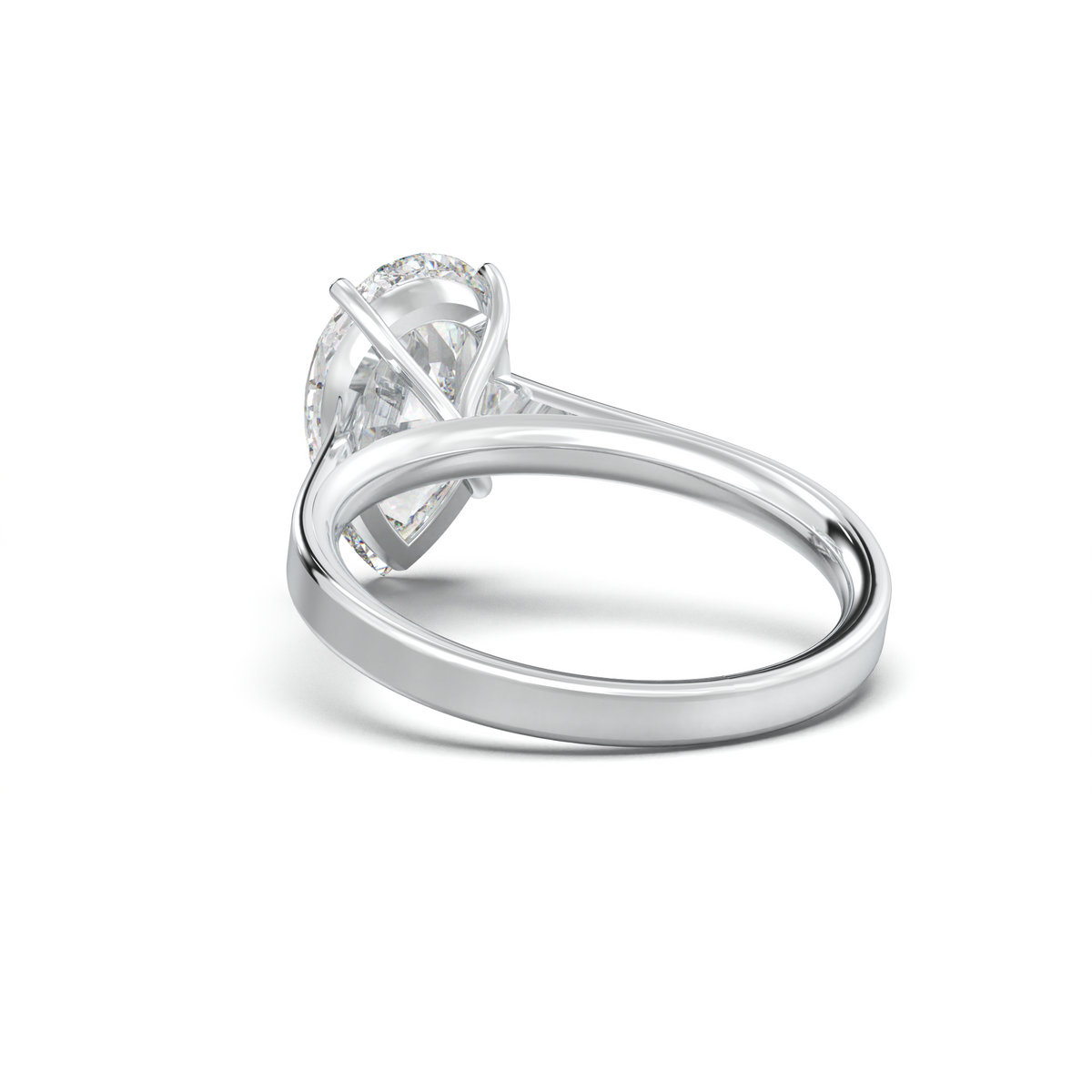 Pear Solitaire Engagement Ring
