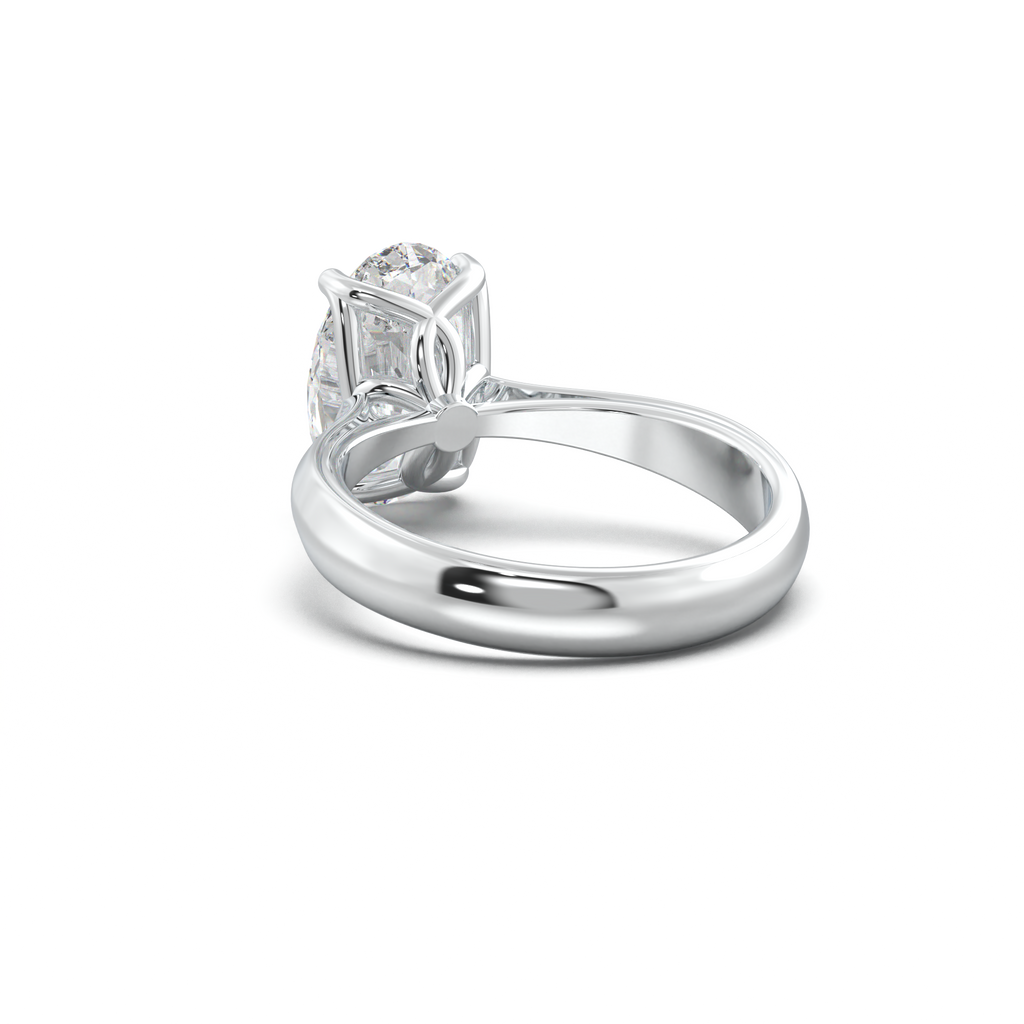 Oval Solitaire Engagement Ring