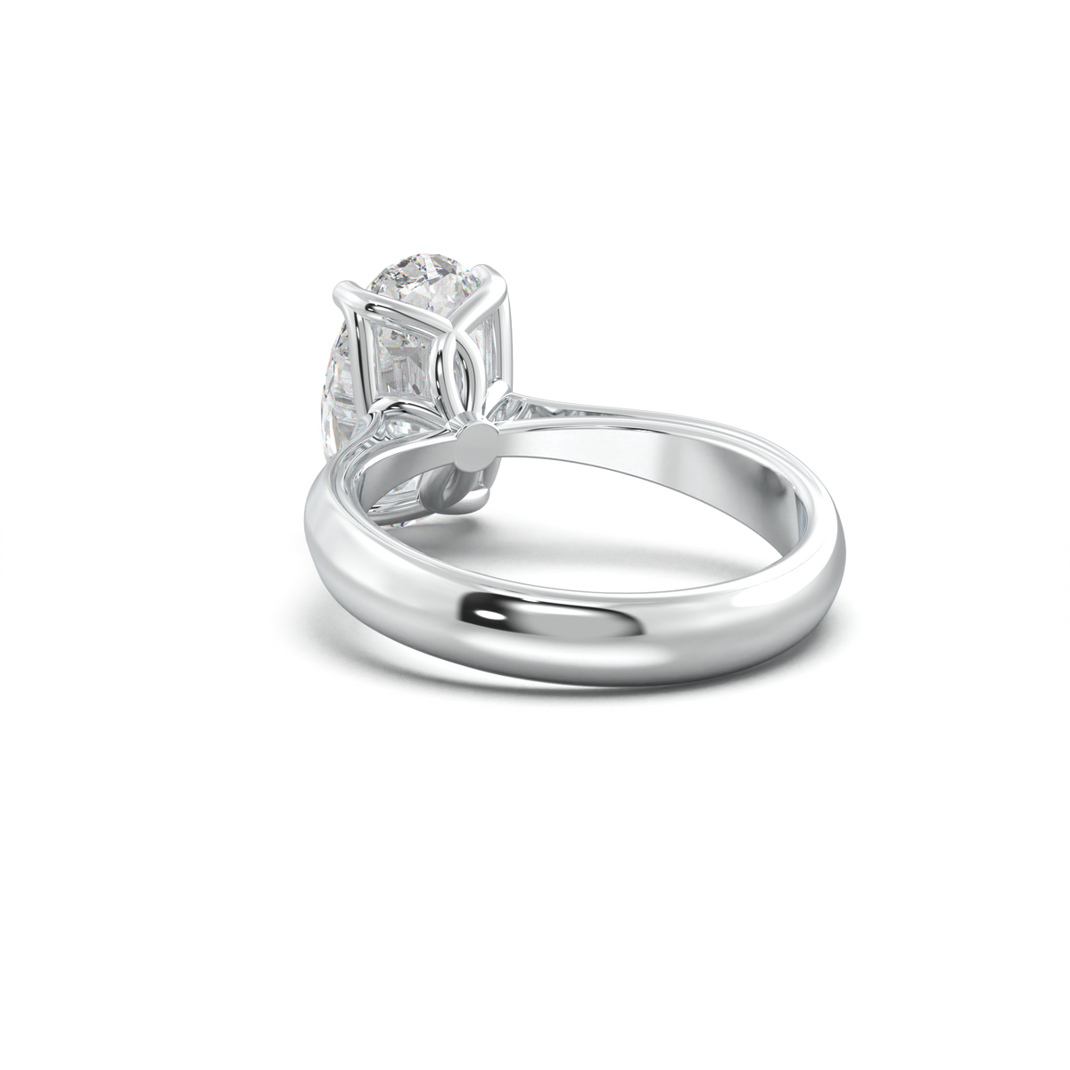 Oval Solitaire Engagement Ring
