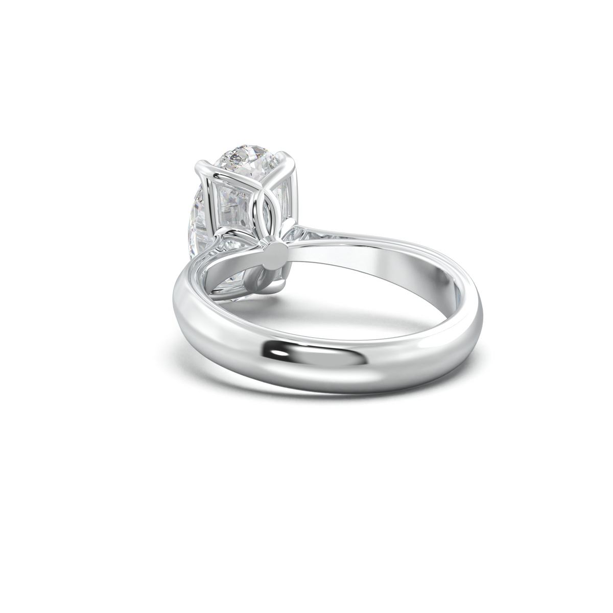 Oval Solitaire Engagement Ring
